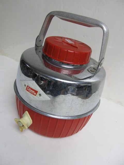 lot 230 image: Vintage Coleman Red Watercooler