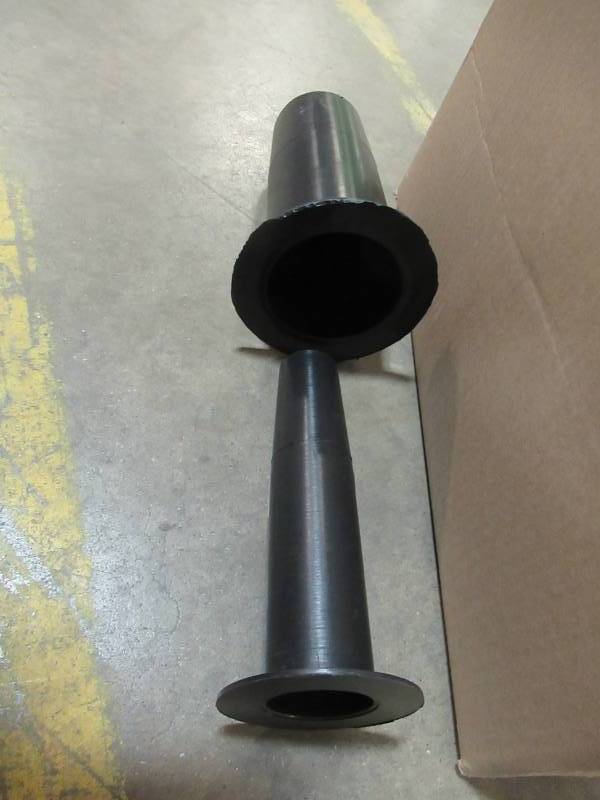 lot 220 image: Box of Specialty Products (5) P-3060 3 3° And (10) P-3050 1.5 Taper Sure-Sleeves Plastic Hole Forms.