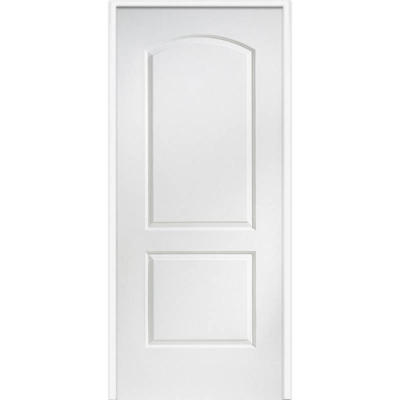 lot 12 image: MMI Door 36 in. x 80 in. Smooth Caiman Right-Hand Solid Core Primed Molded Composite Single Prehung Interior Door, Z0364263R