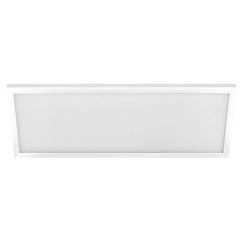 lot 23 image: 2 Pack of Commercial Electric 1 ft. x 4 ft. White LED Edge-Lit Flat Panel Flushmount, 74031HD