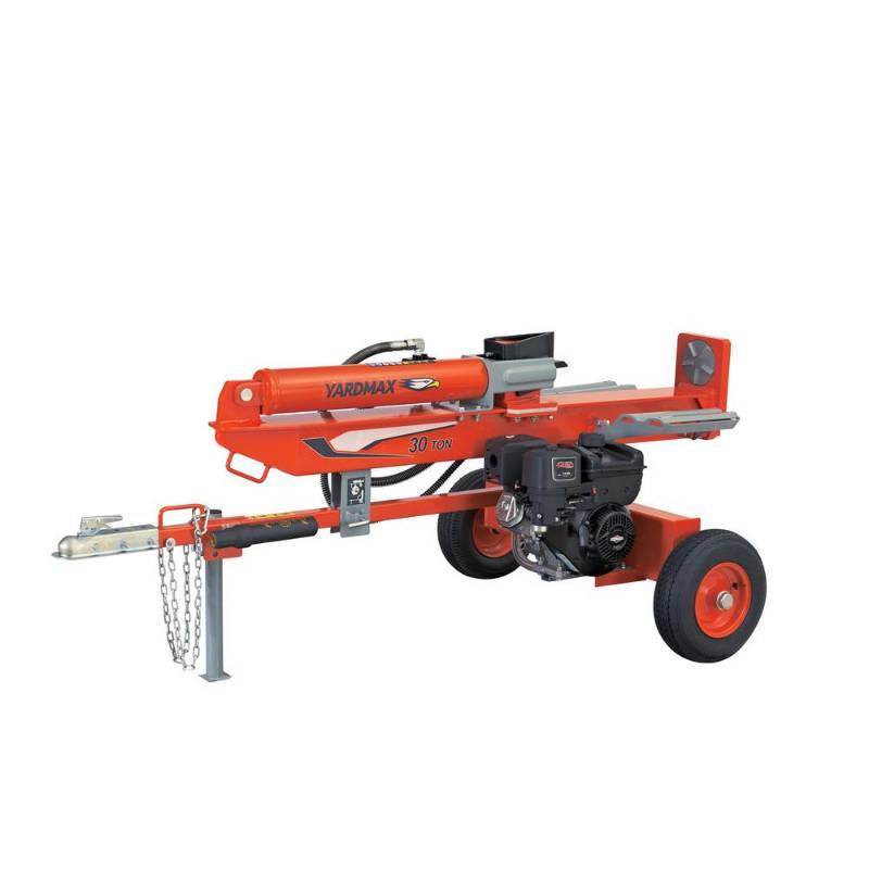 lot 1A image: Yardmax 30-Ton 306cc Gas Log Splitter, YU3066 - New In Crate.
