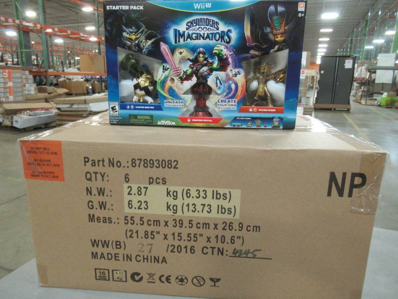 lot 68 image: 1 Unopened Case of Six ActiVision Skylanders Imaginators Collectors Starter Packs Nintendo Wii U, Model WUP-P-BL6E