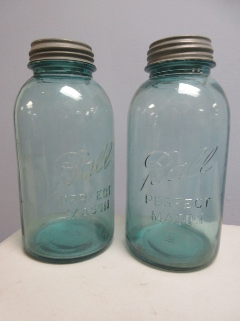 lot 334 image: BALL PERFECT MASON JARS