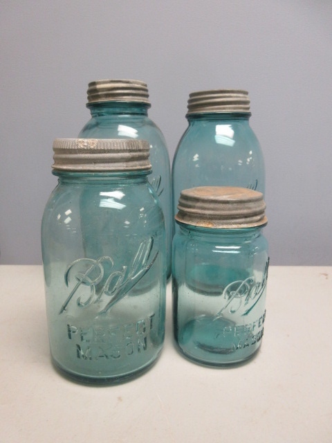 lot 335 image: BALL PERFECT MASON JARS