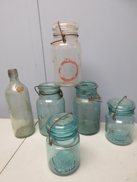 lot 339 image: MIXED JARS AND BOTTLES