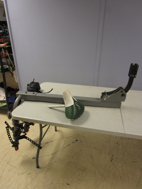 lot 393 image: THREE BIKE BIKE RACK AND BIKE SEAT COMBO