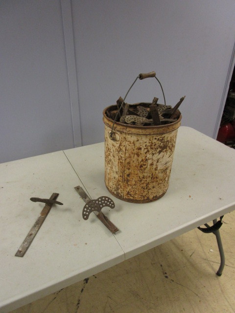 lot 406 image: VINTAGE BARN ICE DAMAGE PREVENTION PARTS