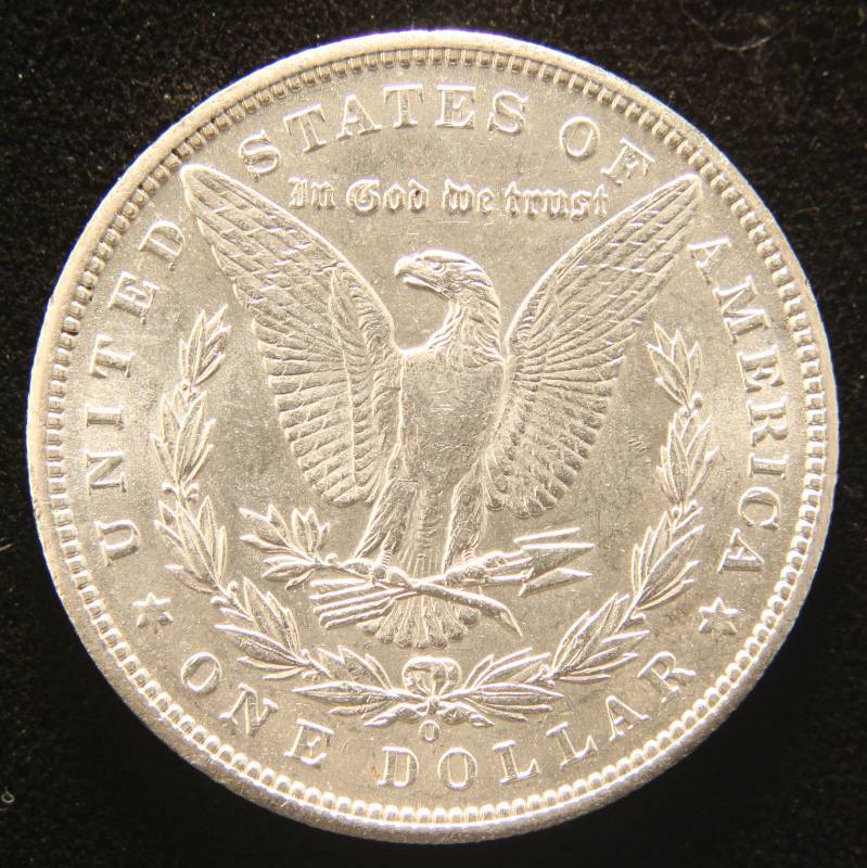 1899-O MORGAN SILVER DOLLAR UNC DETAILS SCRATCH ON CHEEK