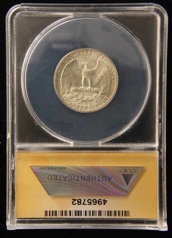 1953-S WASHINGTON QUARTER MS65 ANACS