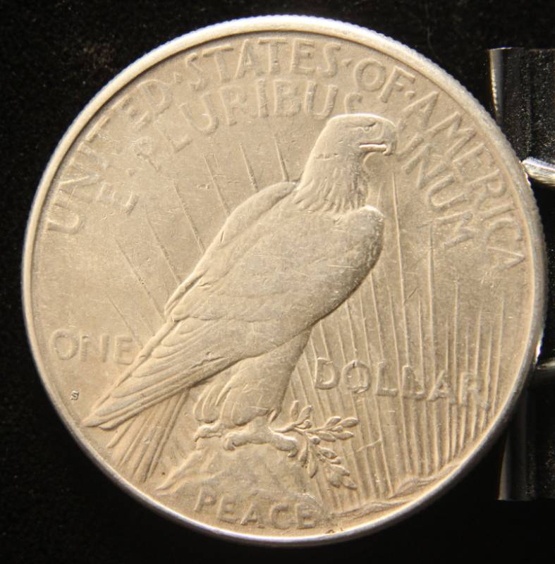 1923-S PEACE SILVER DOLLAR