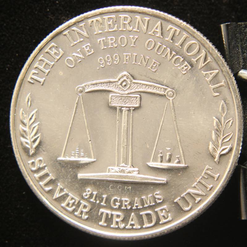 1 TROY OZ. .999 FINE SILVER INTERNATIONAL TRADE UNIT
