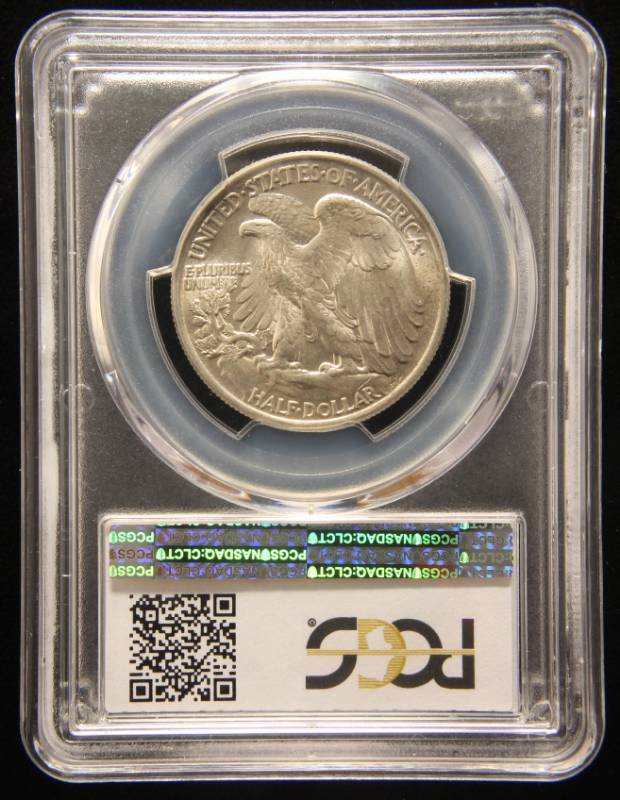 1944 WALKING LIBERTY HALF DOLLAR MS64 PCGS