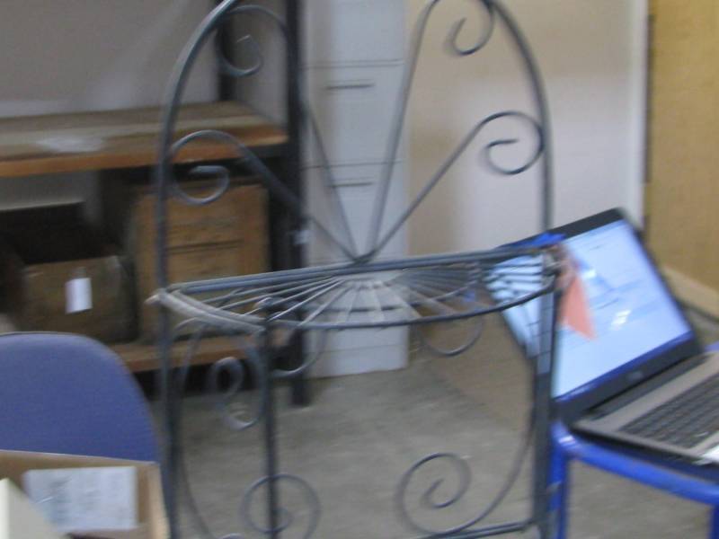Black Metal Shelf