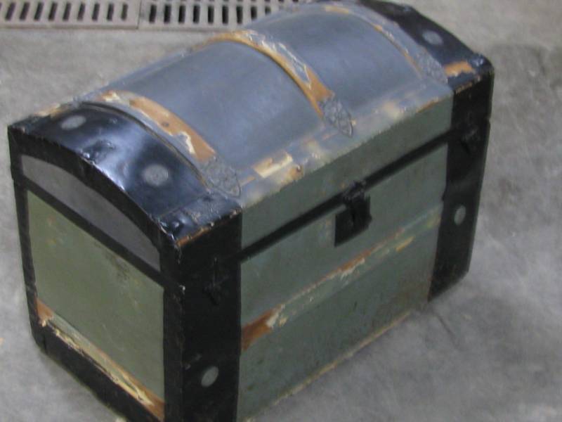 Hump Back Steamer Trunk