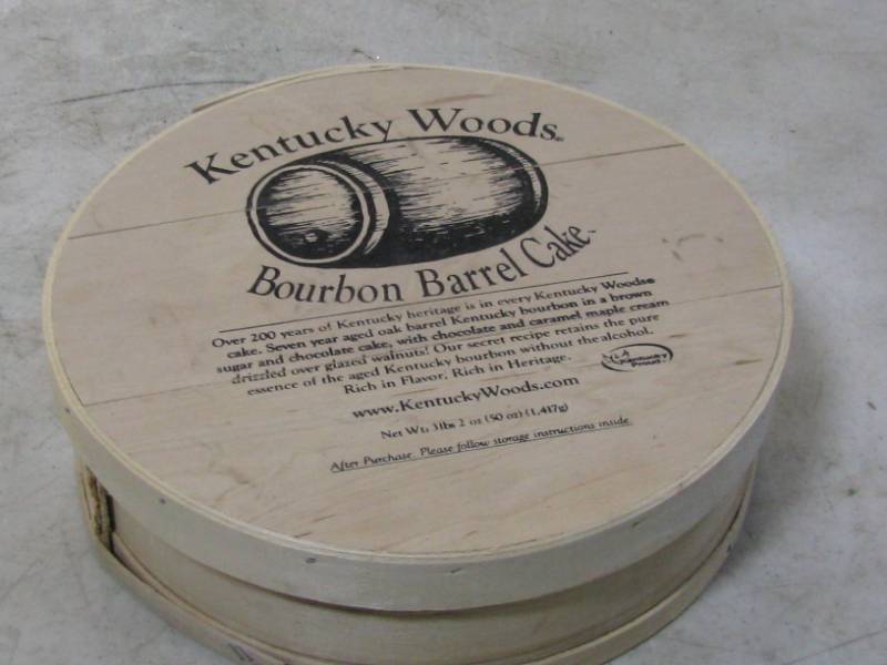 Wood Cake Box