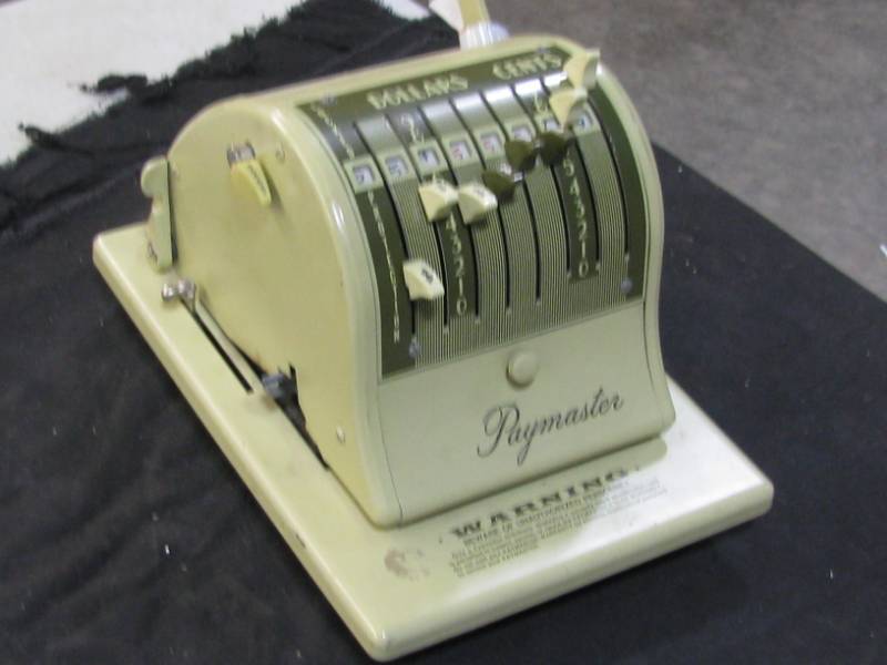 Vintage Paymaster Machine