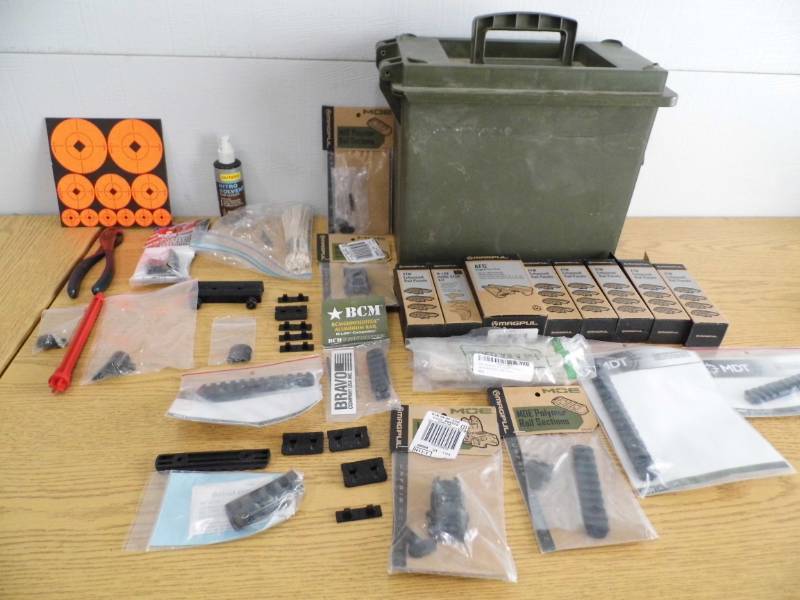 Ammo Case w Firearms Parts