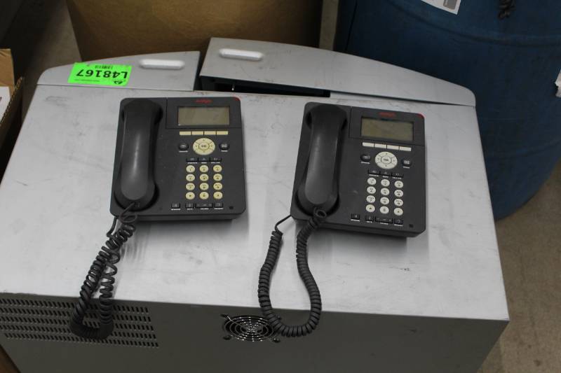 lot 411 image: Avaya Telephone Sets Model No.9620