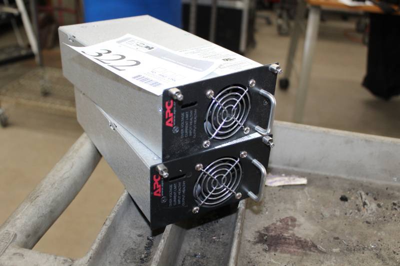 lot 322 image: APC GES501W48V0180 W920-0082 920-0082B DC Rectifier ACRD100-201 Power Supply 500W