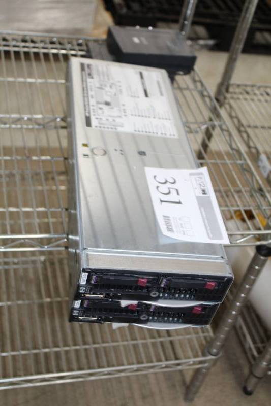 lot 351 image: HP ProLiant BL460c G6 Server Blade