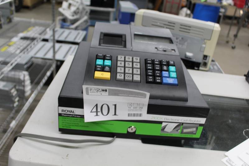 lot 401 image: Royal 210DX Electronic Cash Register