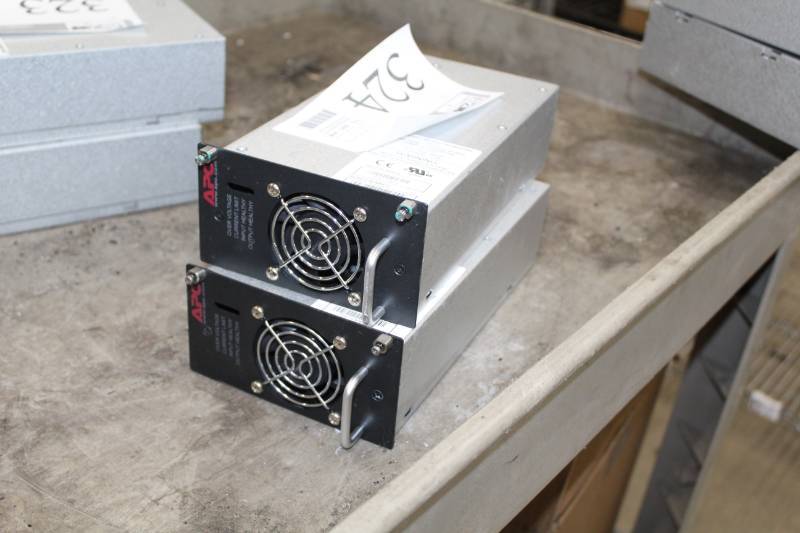 lot 324 image: APC GES501W48V0180 W920-0082 920-0082B DC Rectifier ACRD100-201 Power Supply 500W