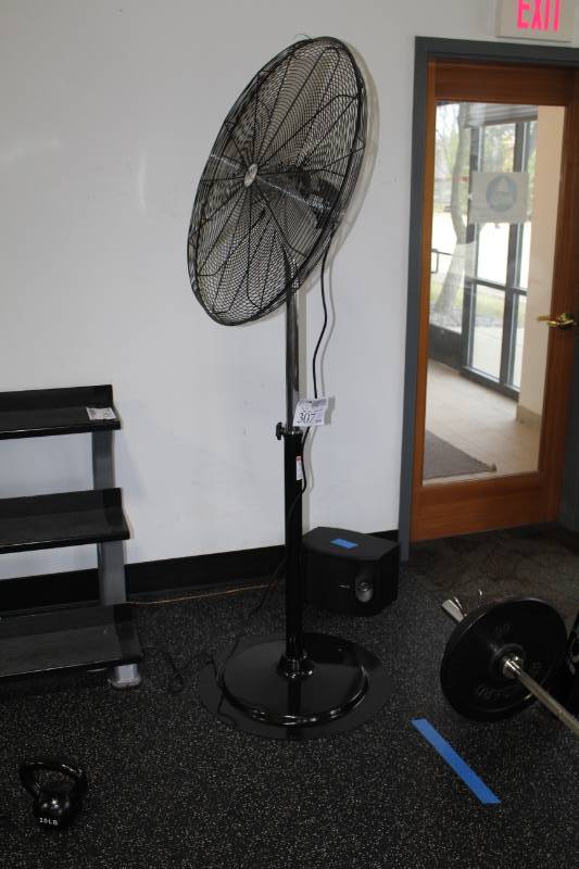 lot 307 image: Maxx Air High Velocity Pedestal Floor Fan