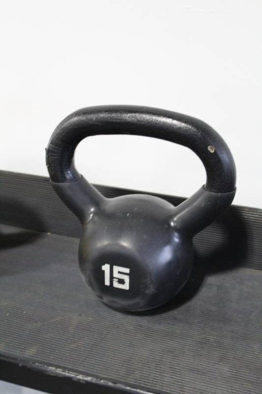 lot 353 image: 15-lb. Kettle Bell