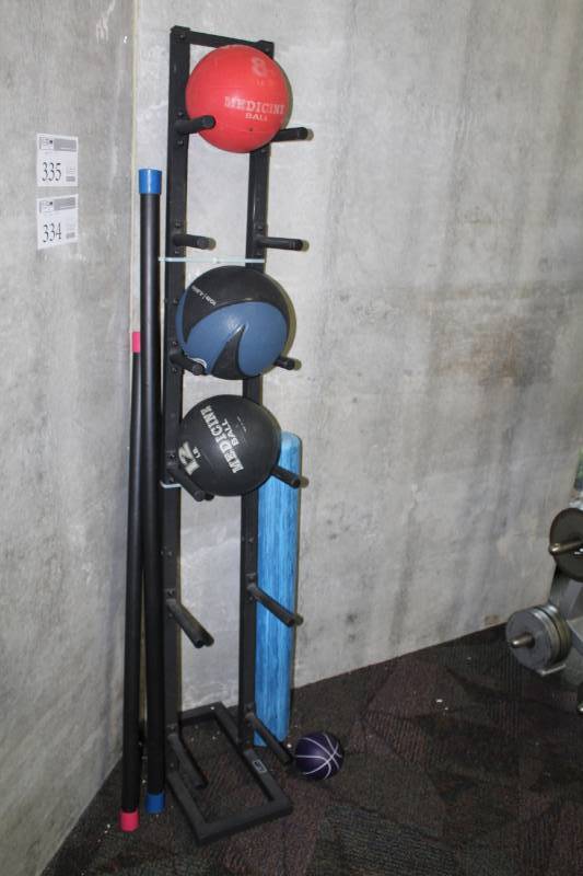 lot 364 image: Medicine Ball Rack