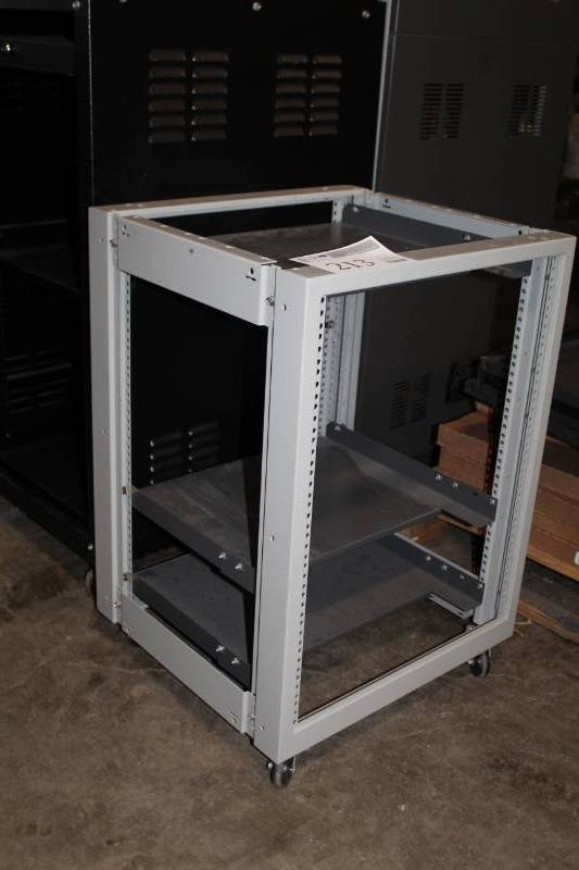 lot 213 image: Rolling Computer Server Tower Cabinet