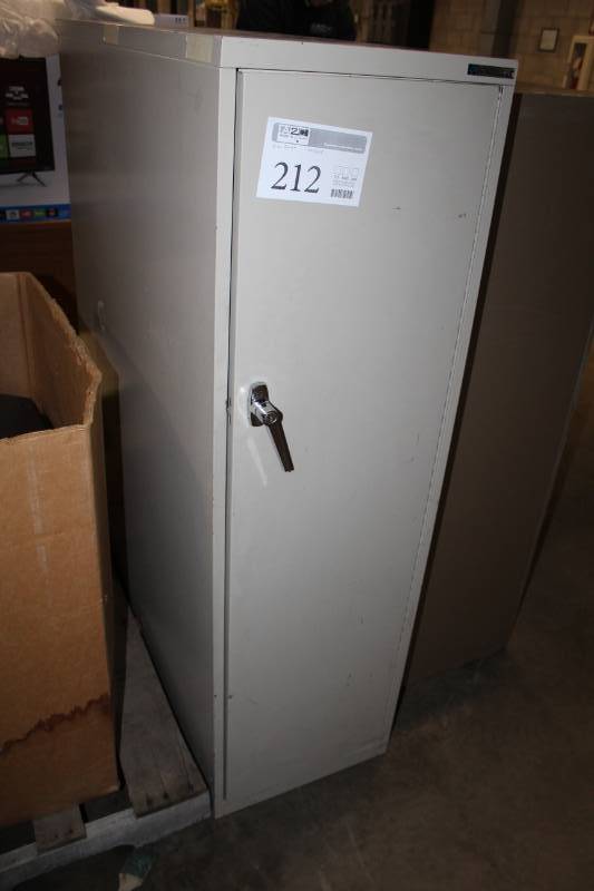 lot 212 image: Plan Hold 48-Slot Metal Blueprint Cabinet