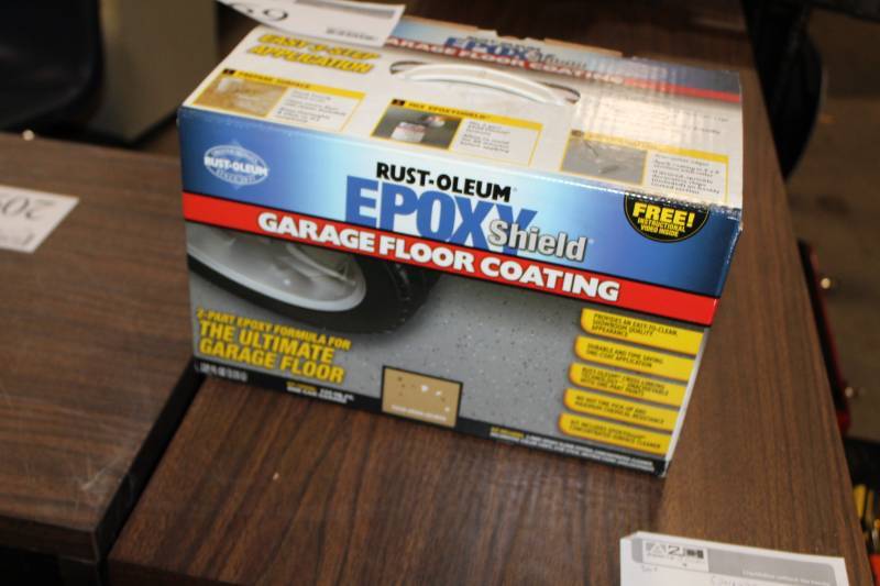 lot 69 image: Rust-oleum Epoxy Shield Garage Floor Coating Kit