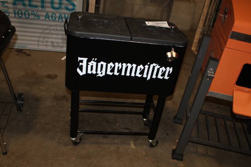 lot 111 image: Jagermeister Rolling Standing Cooler