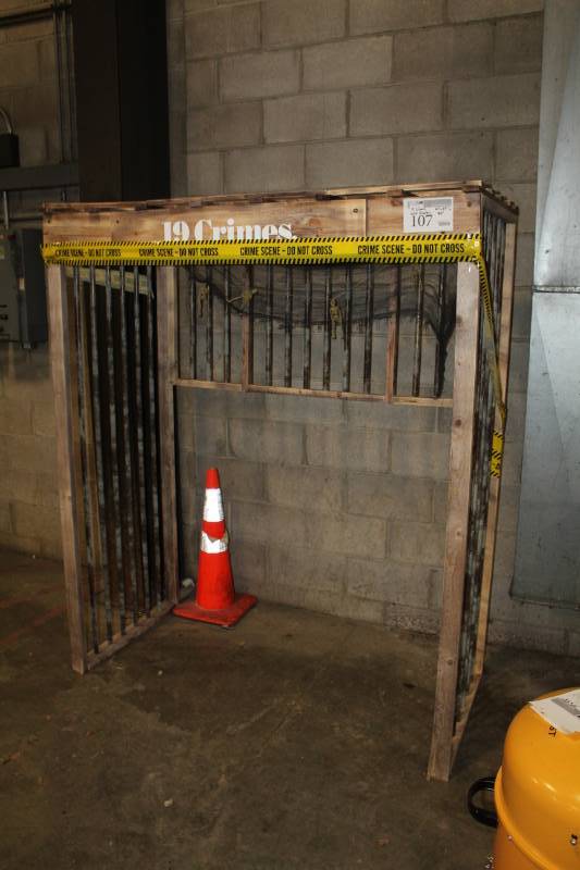 lot 107 image: 19 Crimes Jail Display