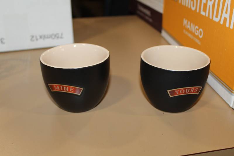 lot 129 image: Baileys Yours and Mine Cups