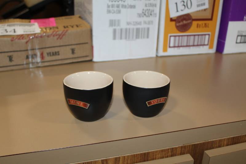 lot 136 image: Baileys Yours and Mine Cups
