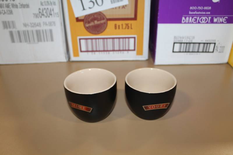 lot 130 image: Baileys Yours and Mine Cups