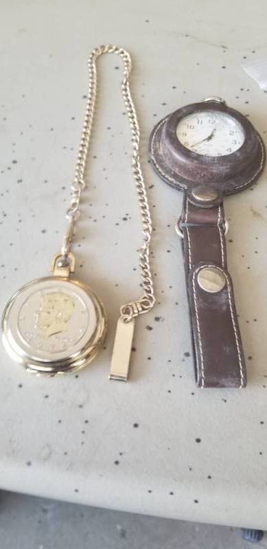 lot 294 image: Lot of (2) Pocket Watches