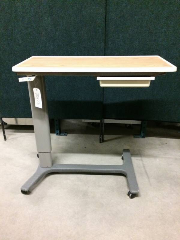 Hill-Rom Overbed Height Adjustable Table With Vanity - Great Condition