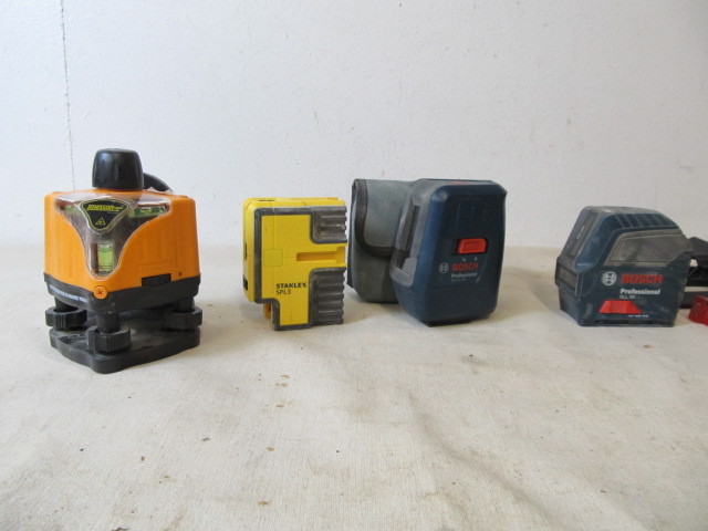 Group of 4 Laser Levels