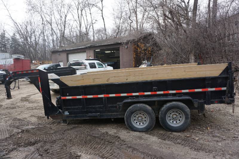2019 Shop Built Home Made 14 Tandem Axle Goose Neck Dump Trailer