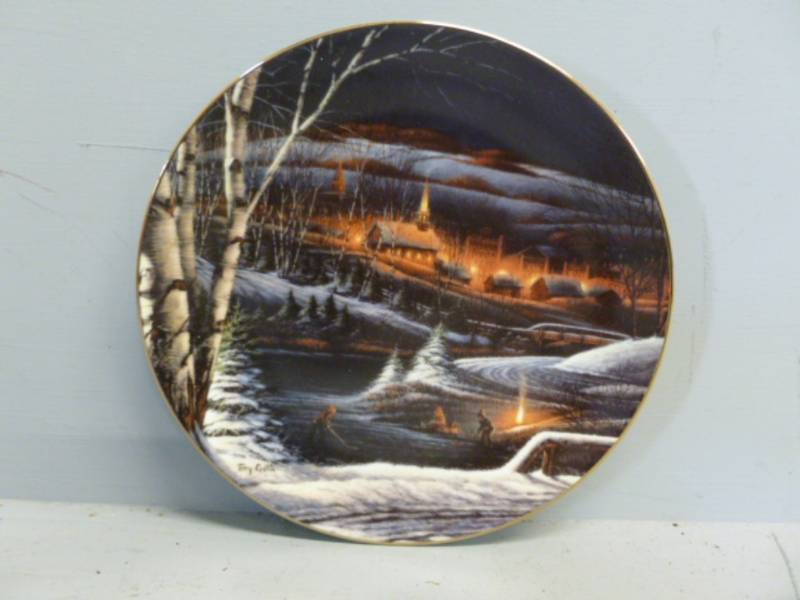 lot 64 image: Terry Redlin Plate Decoration
