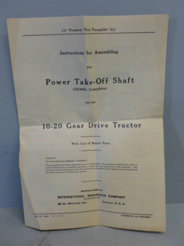 lot 180 image: Vintage Manual