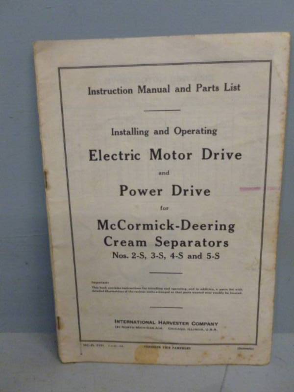 lot 183 image: Vintage Manual