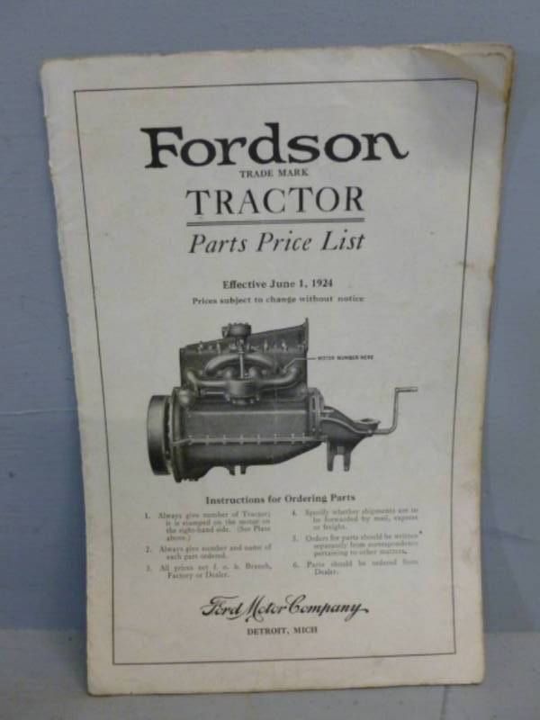 lot 185 image: Vintage Manual