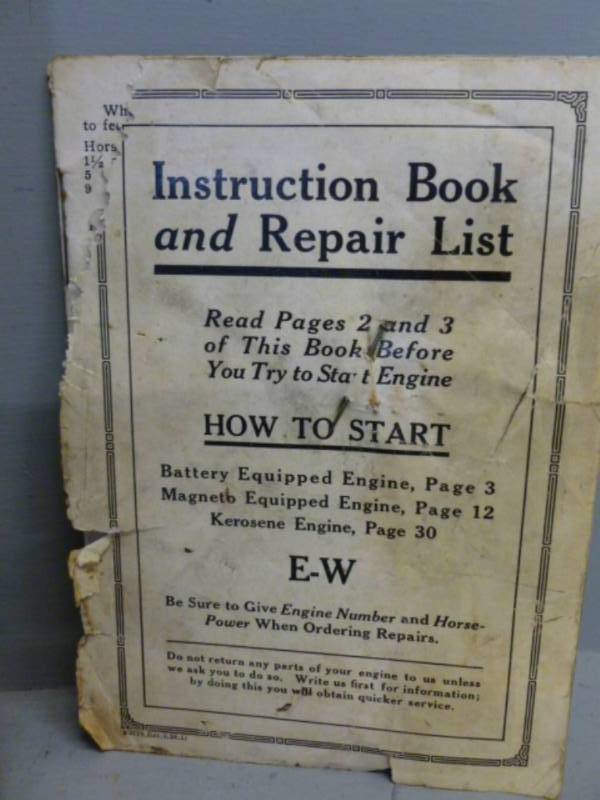 lot 186 image: Vintage Manuals