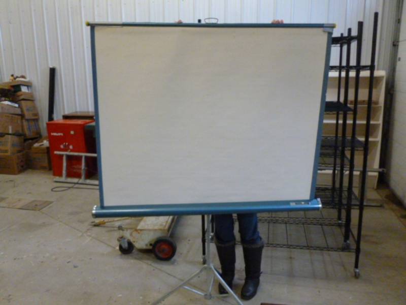 lot 320 image: Film Projector Screen