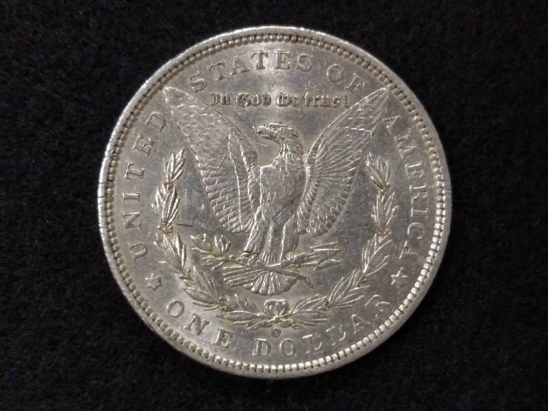 lot 7 image: 1900 O Morgan Silver Dollar...
