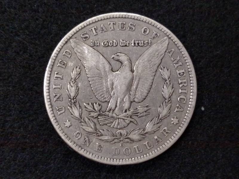 lot 8 image: 1901 O Morgan Silver Dollar...