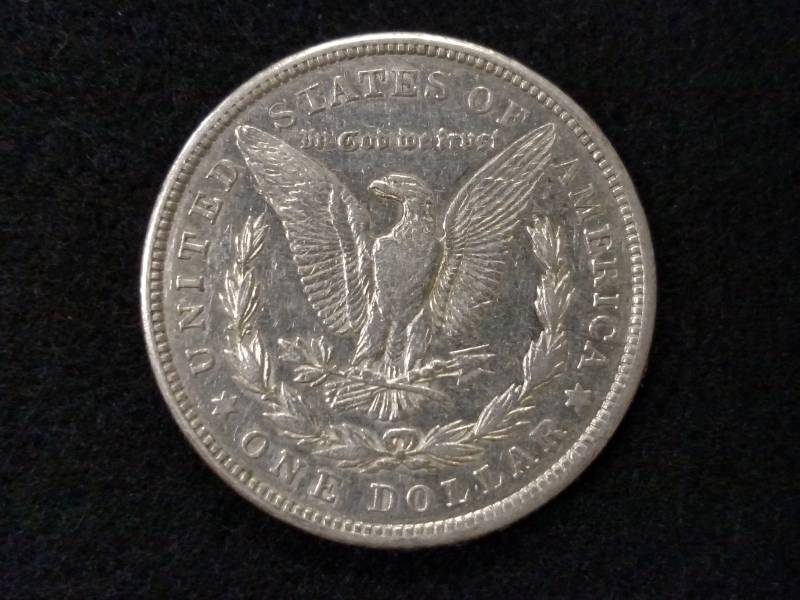 lot 15 image: 1921 D Morgan Silver Dollar...